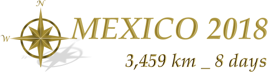 3,459 km _ 8 days      MEXICO 2018